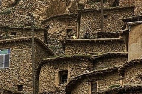 تصاوير/ زیباترین روستای تمام سنگی ایران
