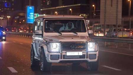 حاکم دبی و خودروی شخصی(عکس)
