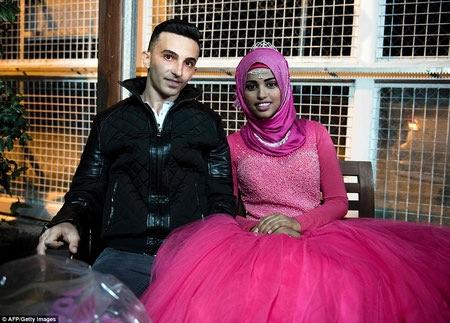 (تصاویر) ازدواج زوج یمنی – فلسطینی