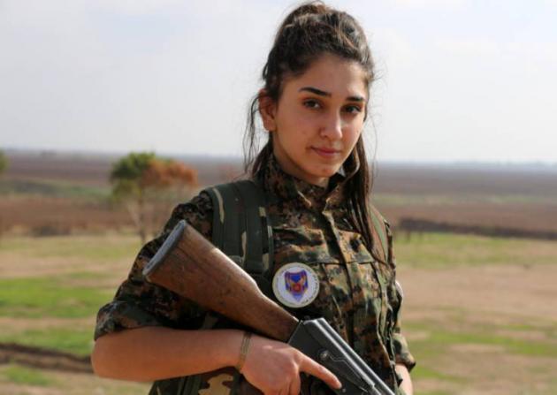 (تصاویر) دختران مسیحیِ سوریه در جنگ با داعش