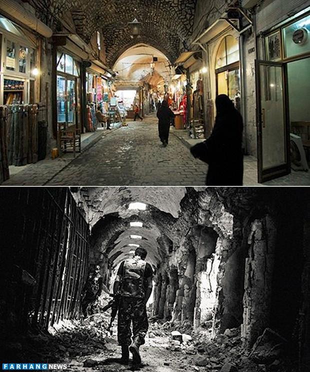 (تصاویر) سوریه قبل و بعد از جنگ